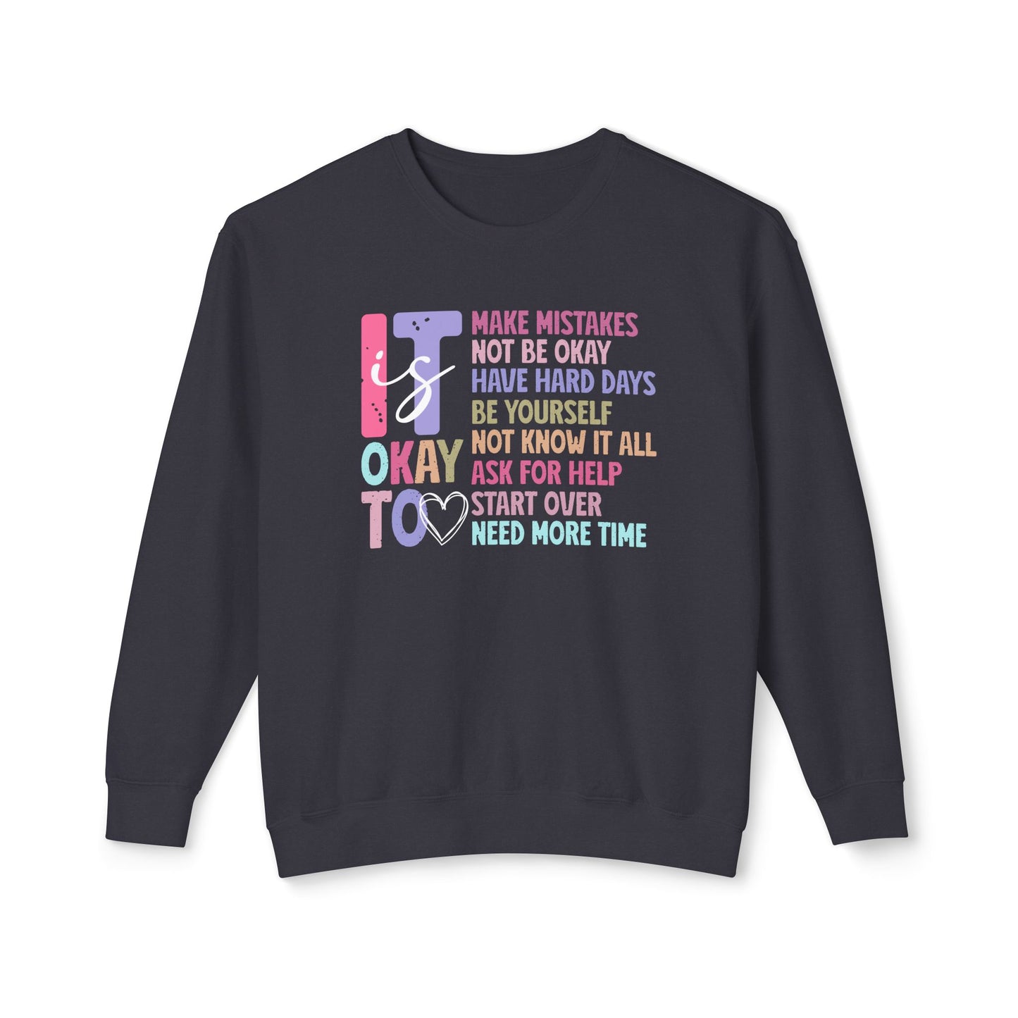 Retro It's Okay Mental Health Sweatshirt