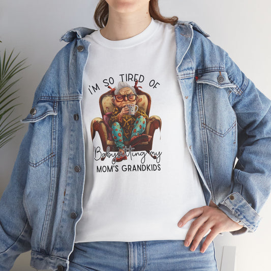 Funny Grandma Tshirt - Unisex Heavy Cotton Tee