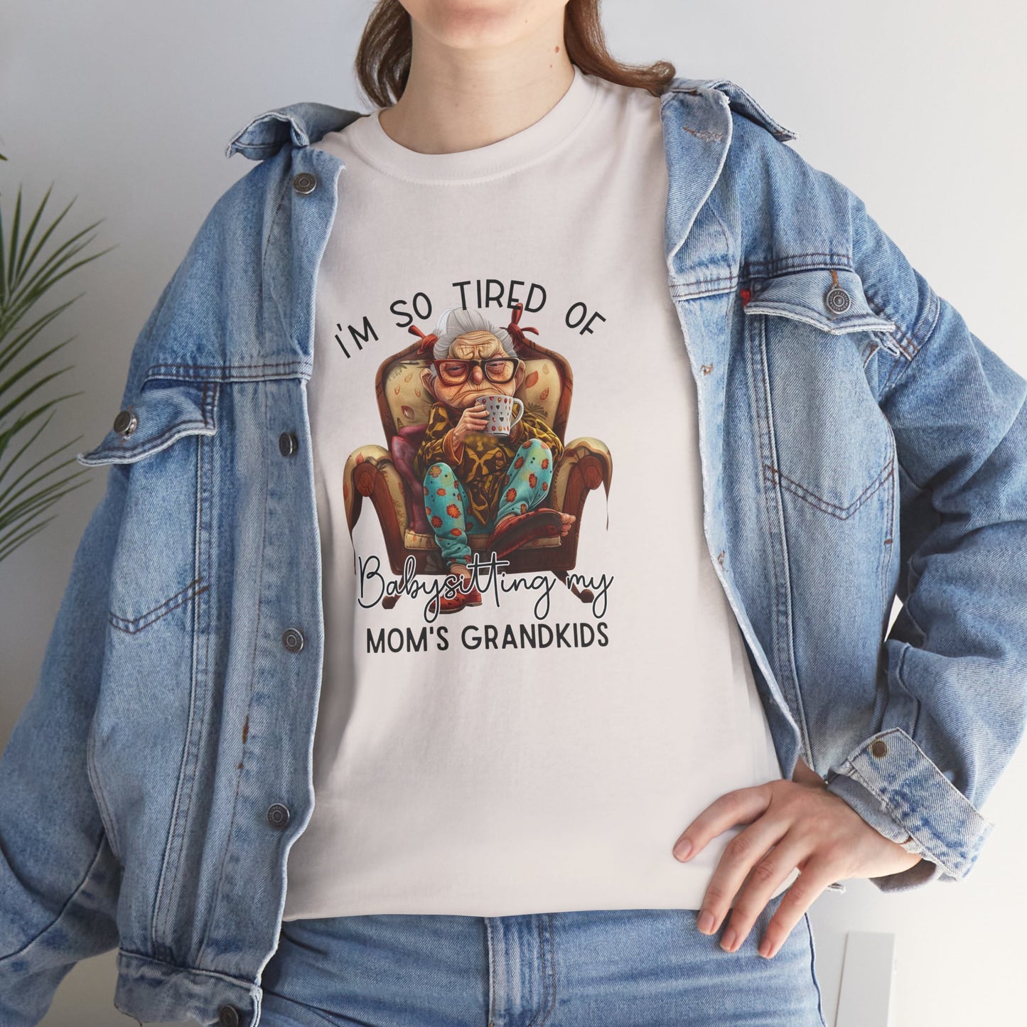 Funny Grandma Tshirt - Unisex Heavy Cotton Tee