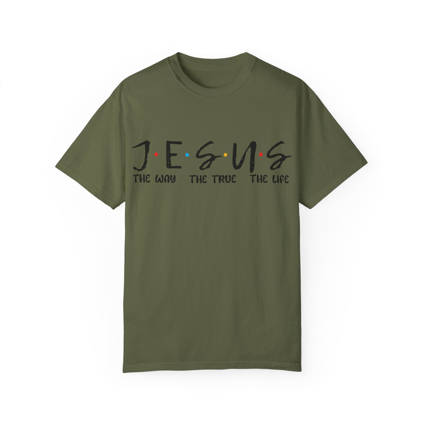 Christian Graphic Tee - Jesus The Way The Truth The Life Unisex T-shirt