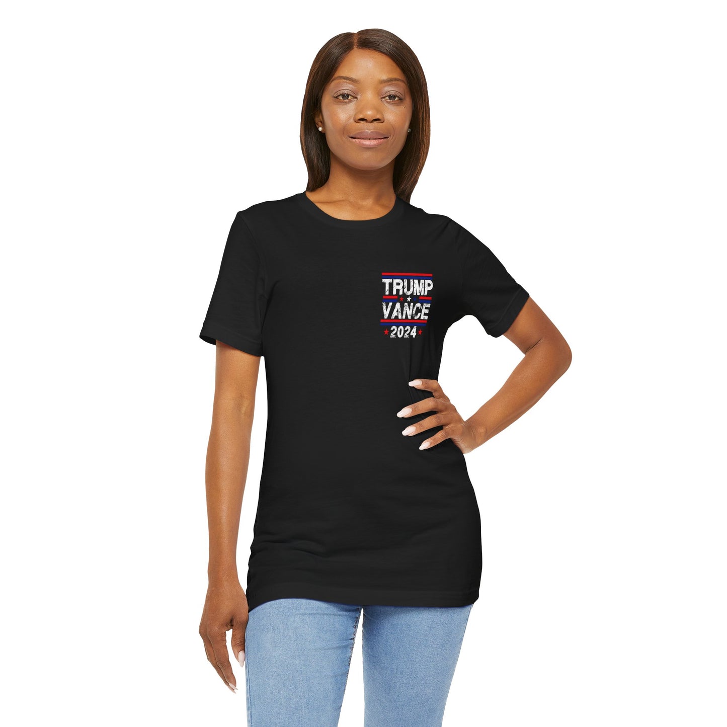 Short Sleeve Tee - Better than 5G network - Trump Vance 2024