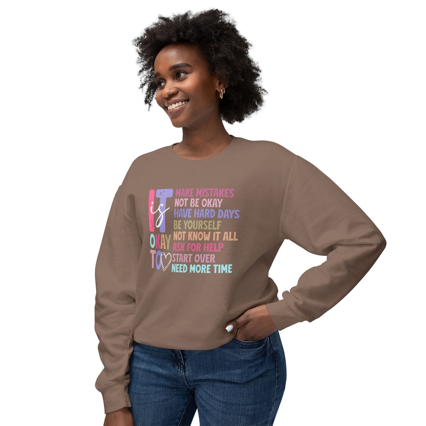 Retro It's Okay Mental Health Sweatshirt