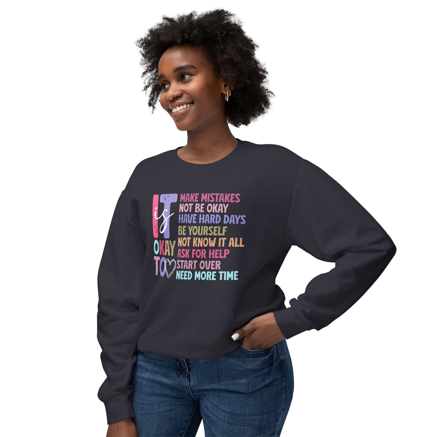 Retro It's Okay Mental Health Sweatshirt