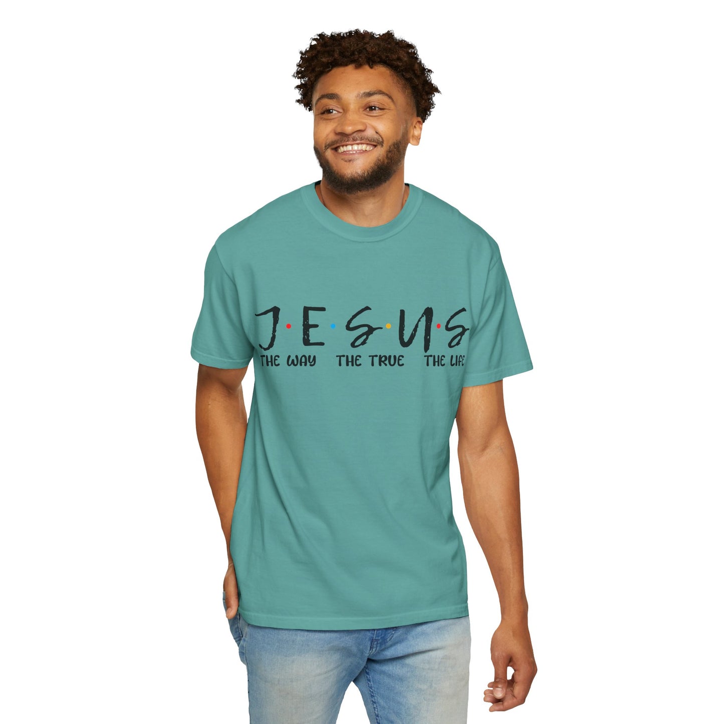 Christian Graphic Tee - Jesus The Way The Truth The Life Unisex T-shirt