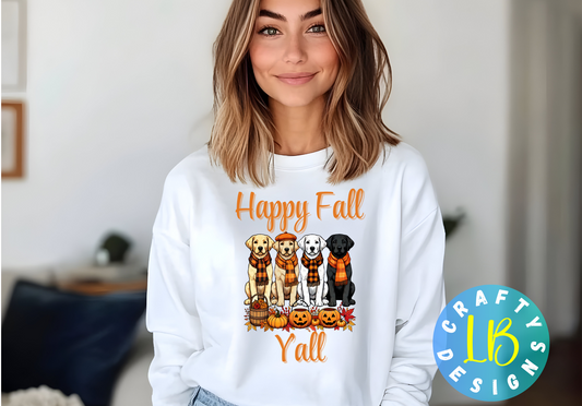 Labrador Retriever Dog Autumn Fall Sweatshirt, Unisex Lightweight Crewneck Jumper, Labrador Retriever Clothing, Dog Lover Gift, Fall Apparel