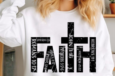 Faith Bible Verses Sweatshirt