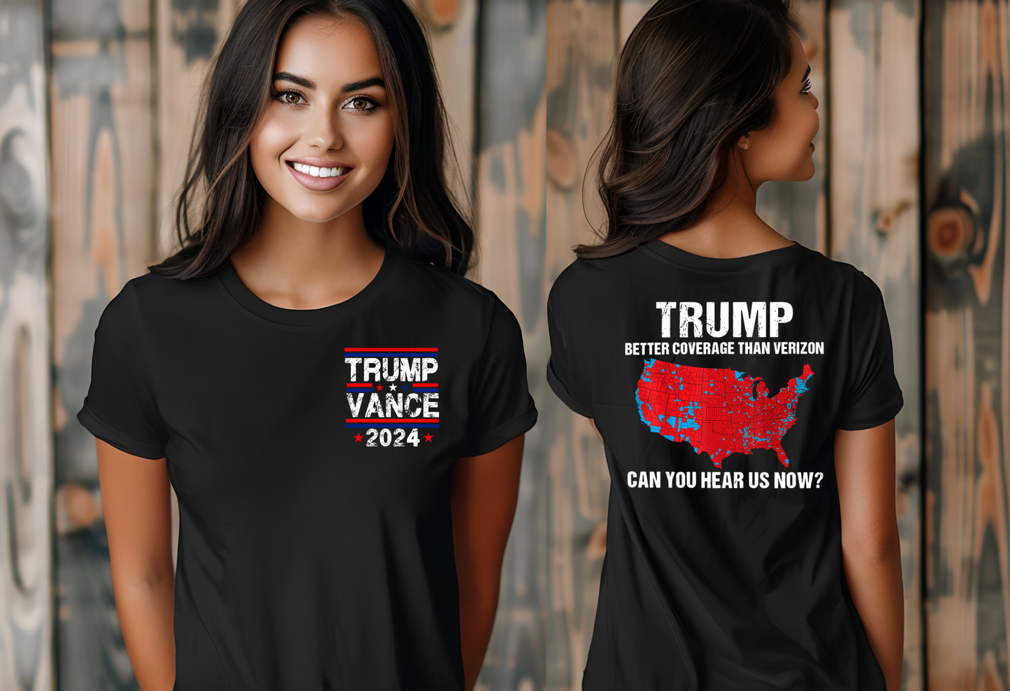 Short Sleeve Tee - Better than 5G network - Trump Vance 2024