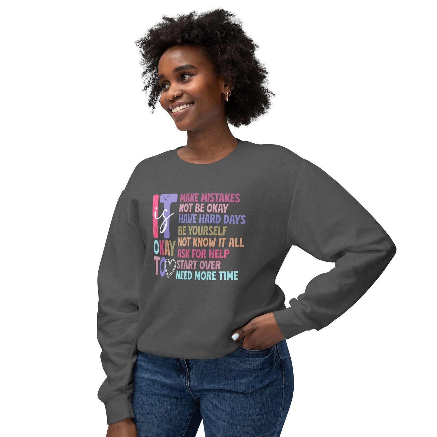 Retro It's Okay Mental Health Sweatshirt