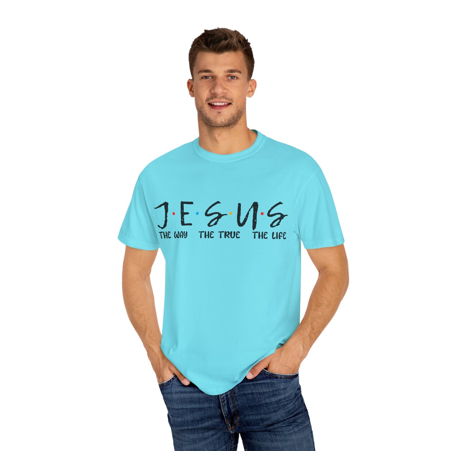 Christian Graphic Tee - Jesus The Way The Truth The Life Unisex T-shirt