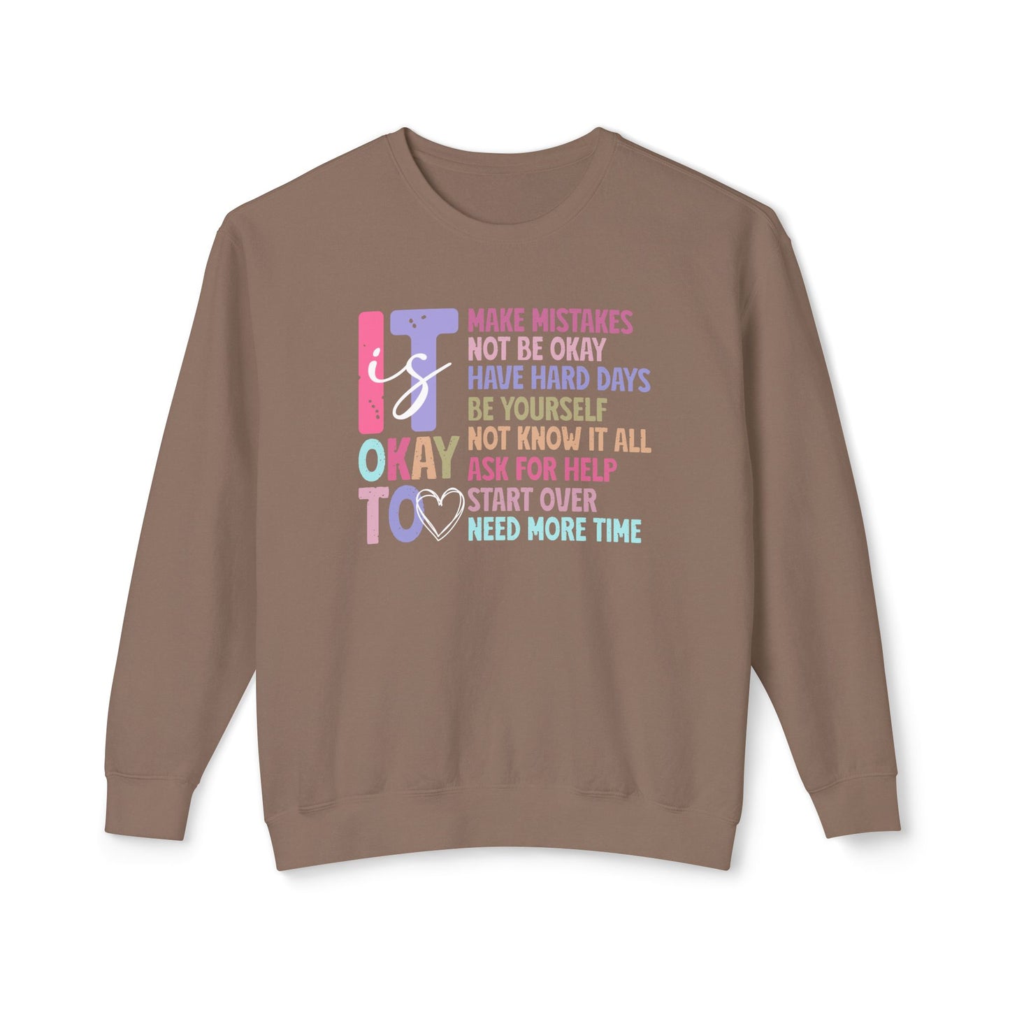 Retro It's Okay Mental Health Sweatshirt